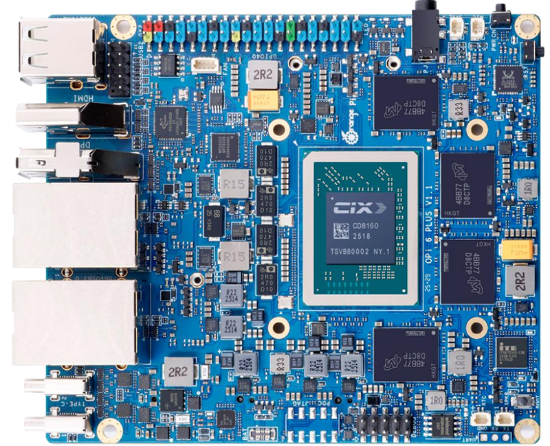 Вид платы сверху