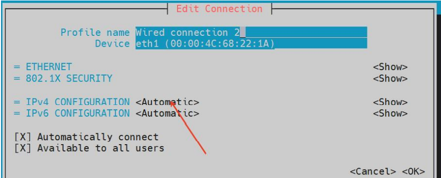 Выбор Automatic