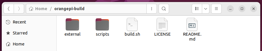 Файлы и папки в orangepi-build