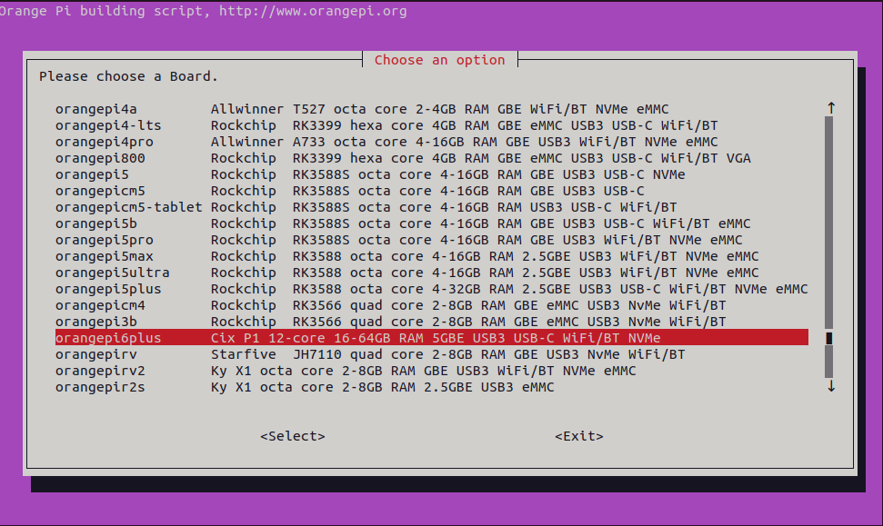 Выбор платы